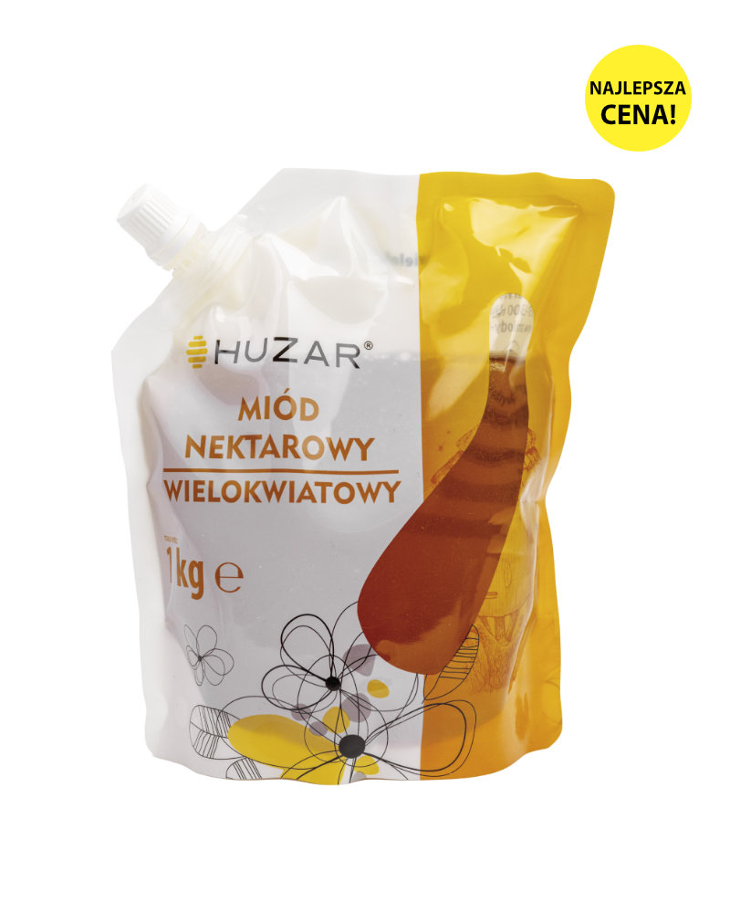 Miód wielokwiatowy 1 kg - Najlepsza cena.