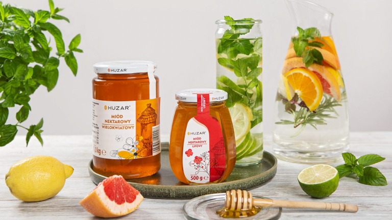 Lemoniada cytrusowa z miodem wielokwiatowym