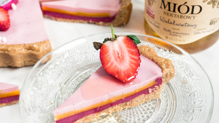 Tarta karmelowa z miodem wielokwiatowym